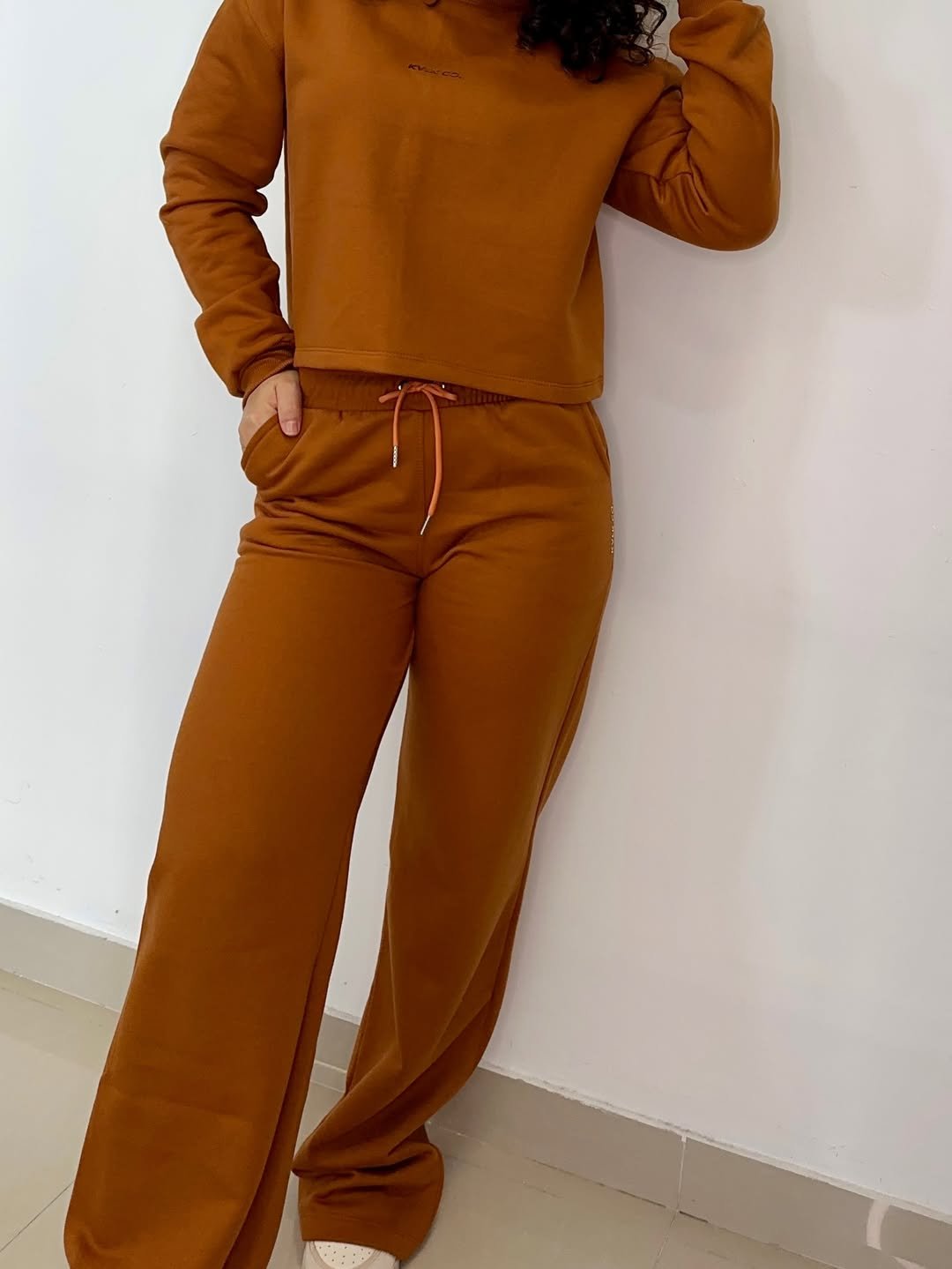 Calça Pantalona Caramelo
